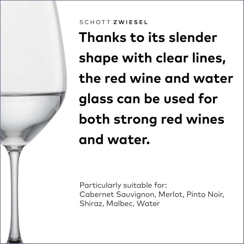 SCHOTT ZWIESEL FortÃ© All Purpose Glass 15 Ounce (Set of 6), Drinking Glasses for Water, Beverages and Mixed Drinks, Dishwasher-Safe Tritan Crystal Glasses, Made in Germany - Image 2